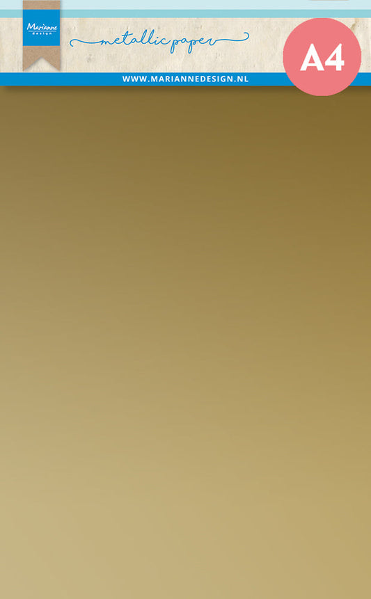 Marianne Design Metallic Paper - A4 - Gold