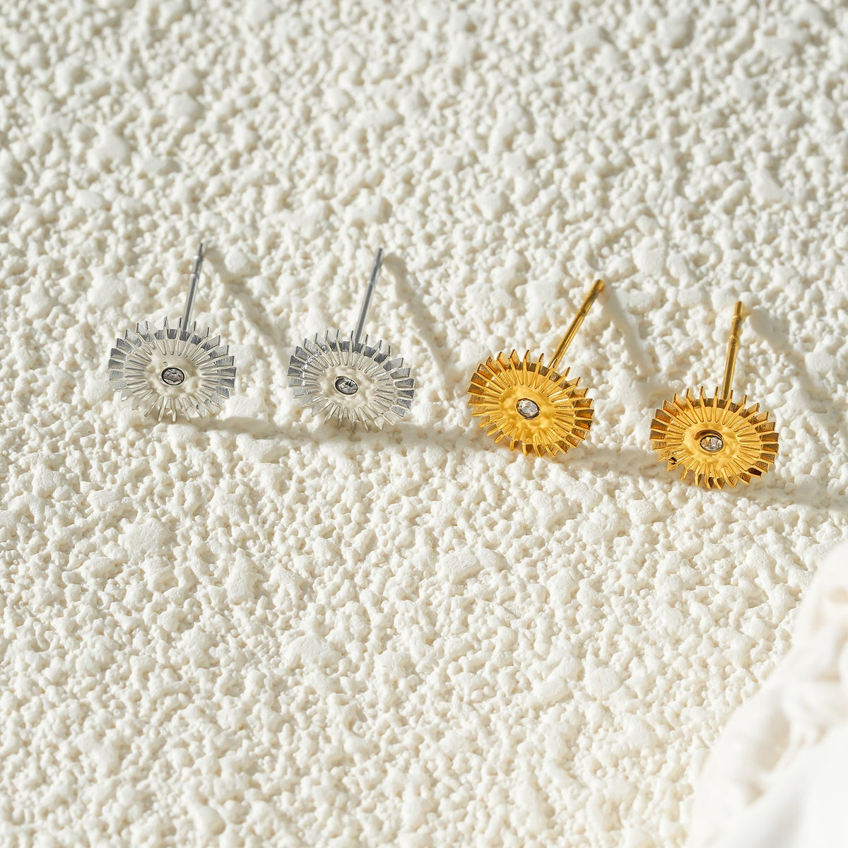 Style CAPITOLA: 'Night Star' Stud Earrings Silver