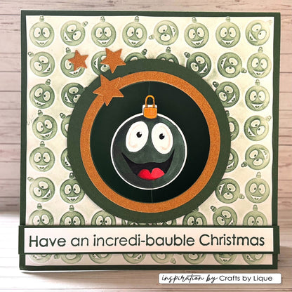 Vaessen Creative • Clear Stamps Christmas Baubles 2 12pcs