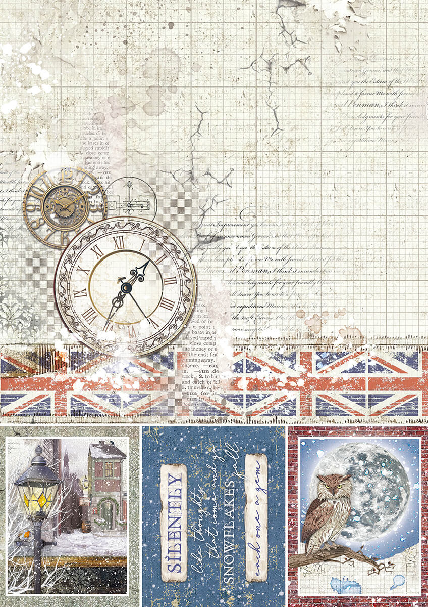 London's Calling Blocs Créatifs A4 9/Paquet + 1 feuille deluxe offerte