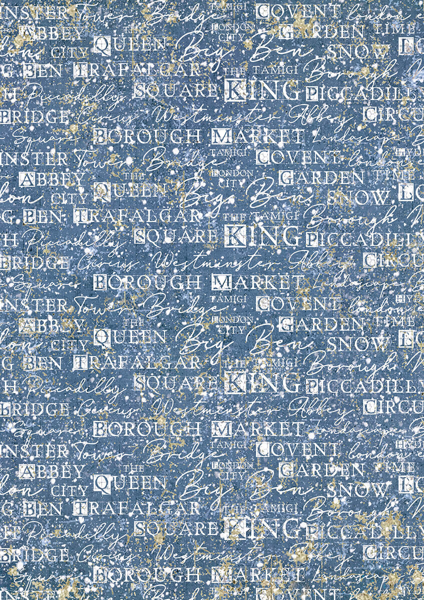 London's Calling Blocs Créatifs A4 9/Paquet + 1 feuille deluxe offerte