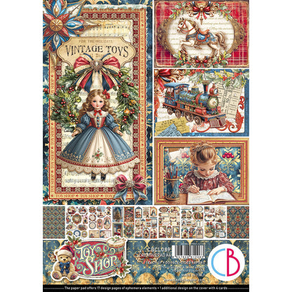 Bloc Créatif Magasin de Jouets A4 9/Paquet