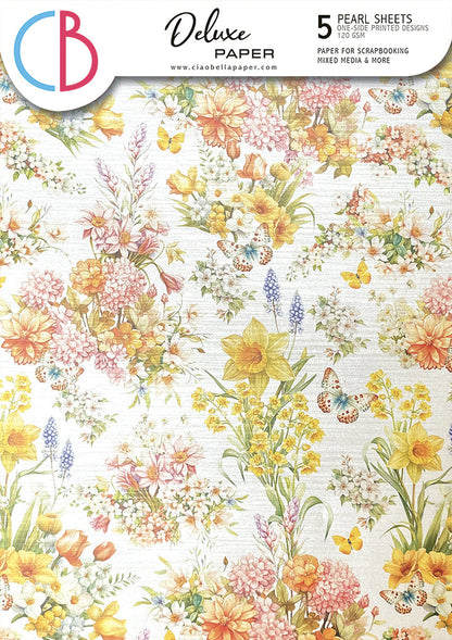 Deluxe Flower Shop Paper Pearl A4 5/Pkg