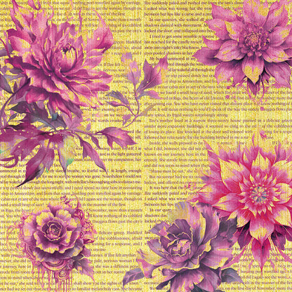 Papier Éthéré De Luxe Or 15x15cm 5/Paquet