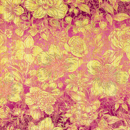 Papier Éthéré De Luxe Or 15x15cm 5/Paquet