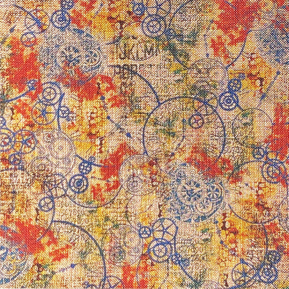Papier corail de luxe Cuivre 15x15cm 5/Paq