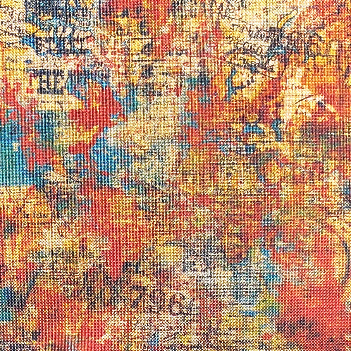 Papier corail de luxe Cuivre 15x15cm 5/Paq