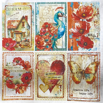 Deluxe Majestic Dream Papier Argent
 15,24x15,24 cm 5/Paquet