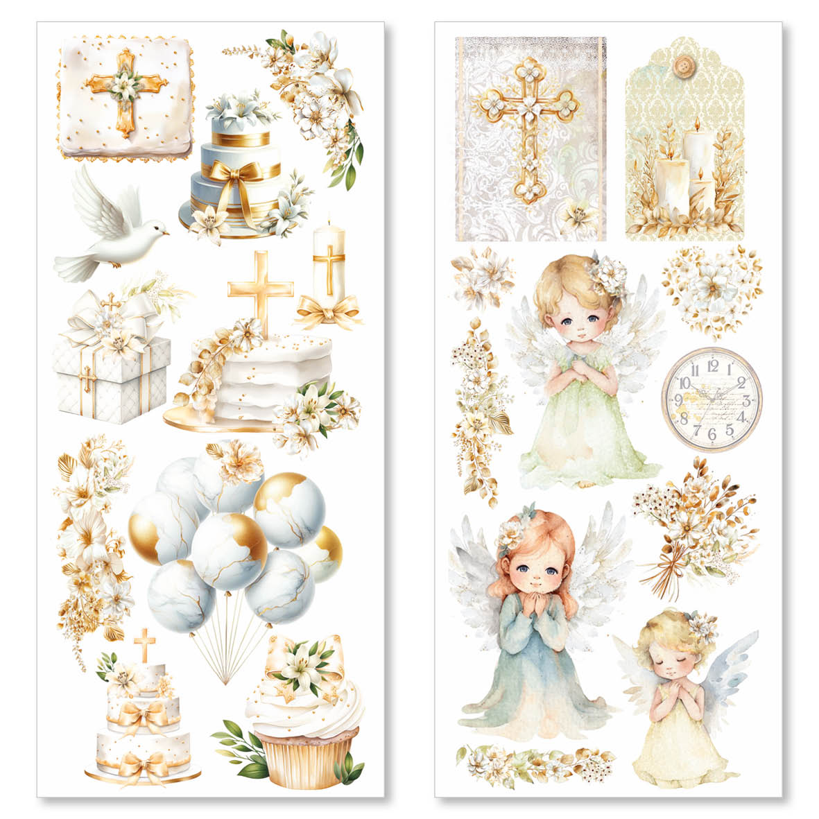 Blessing Day Transparent Adhesive Sheets 5/Pkg