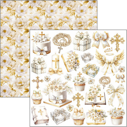 Blessing Day Paper Pad 12"x12" 12/Pkg
