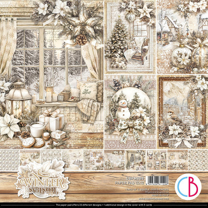 Winter Season Paper Pad 12"x12" 12/Pkg