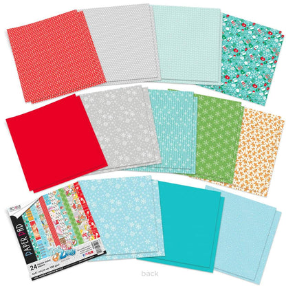 Bloc de papier Ciao Bella Zoe & Ziggy 15,2x15,2cm 24/Paquet
