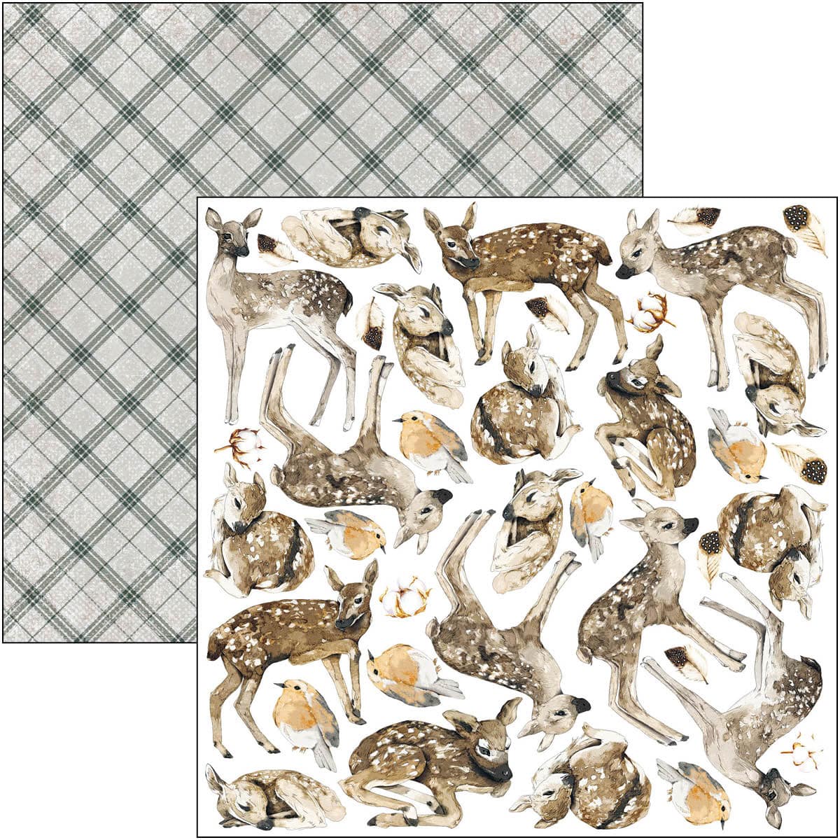 Bloc Cozy Moments 15,2x15,2 cm 24 feuilles/paquet
