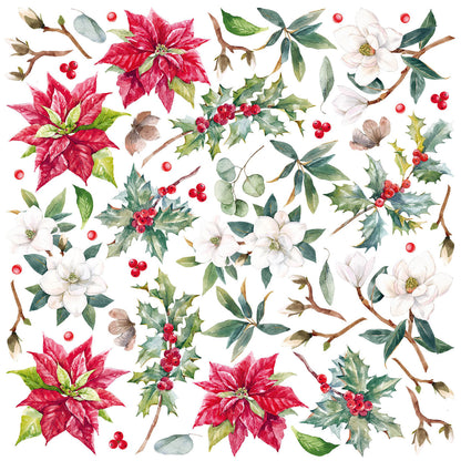 Bloc de papier Noël 15x15cm 24 feuilles/paquet