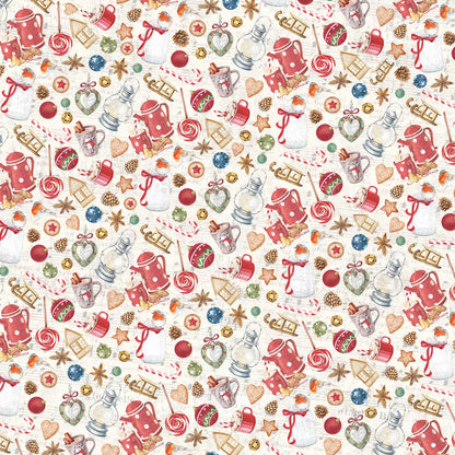 Bloc de papier Noël 15x15cm 24 feuilles/paquet