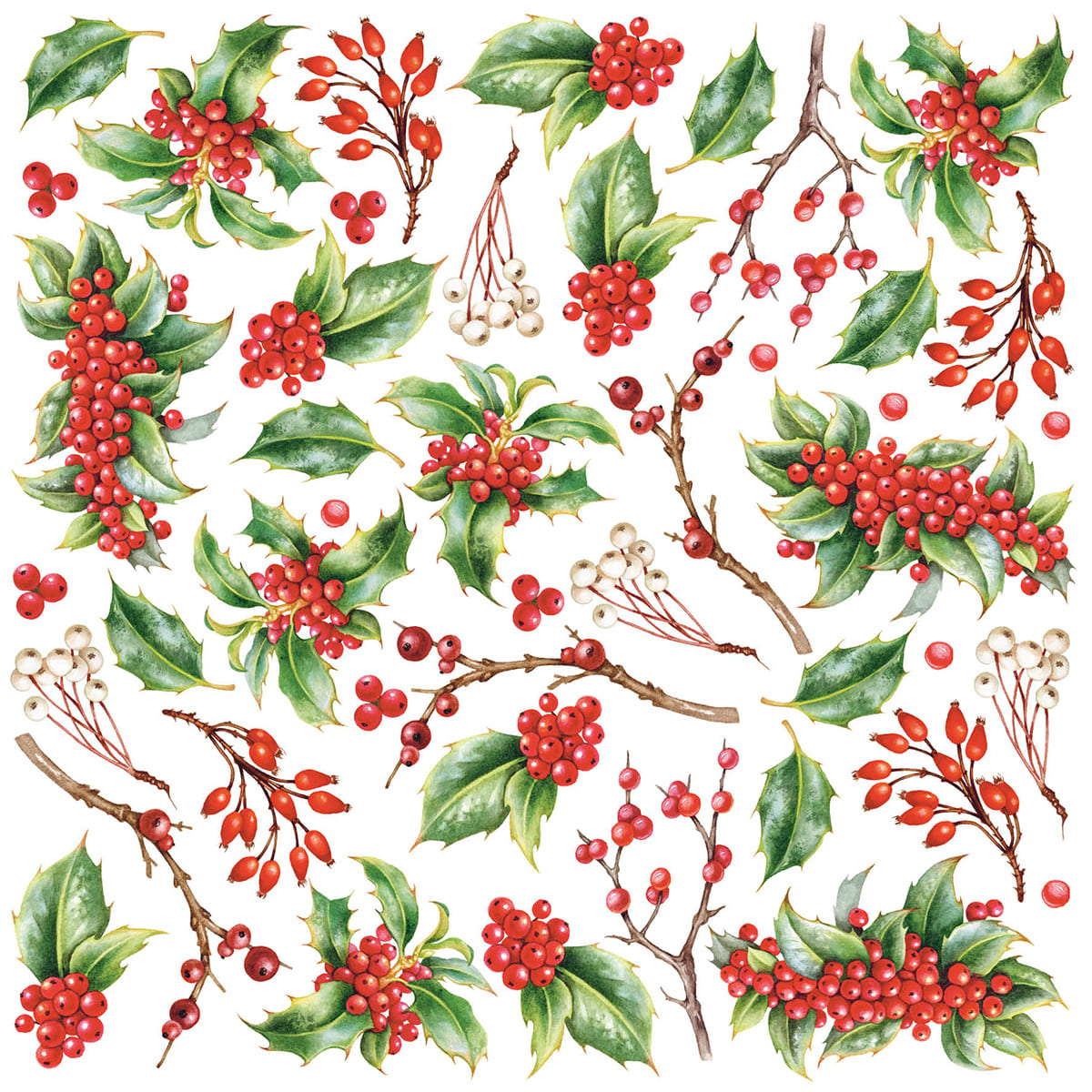 Bloc de papier Noël 15x15cm 24 feuilles/paquet