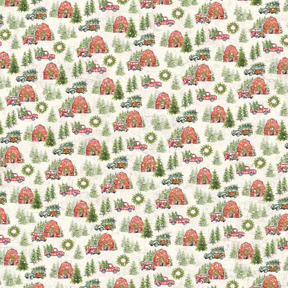 Bloc de papier Noël 15x15cm 24 feuilles/paquet