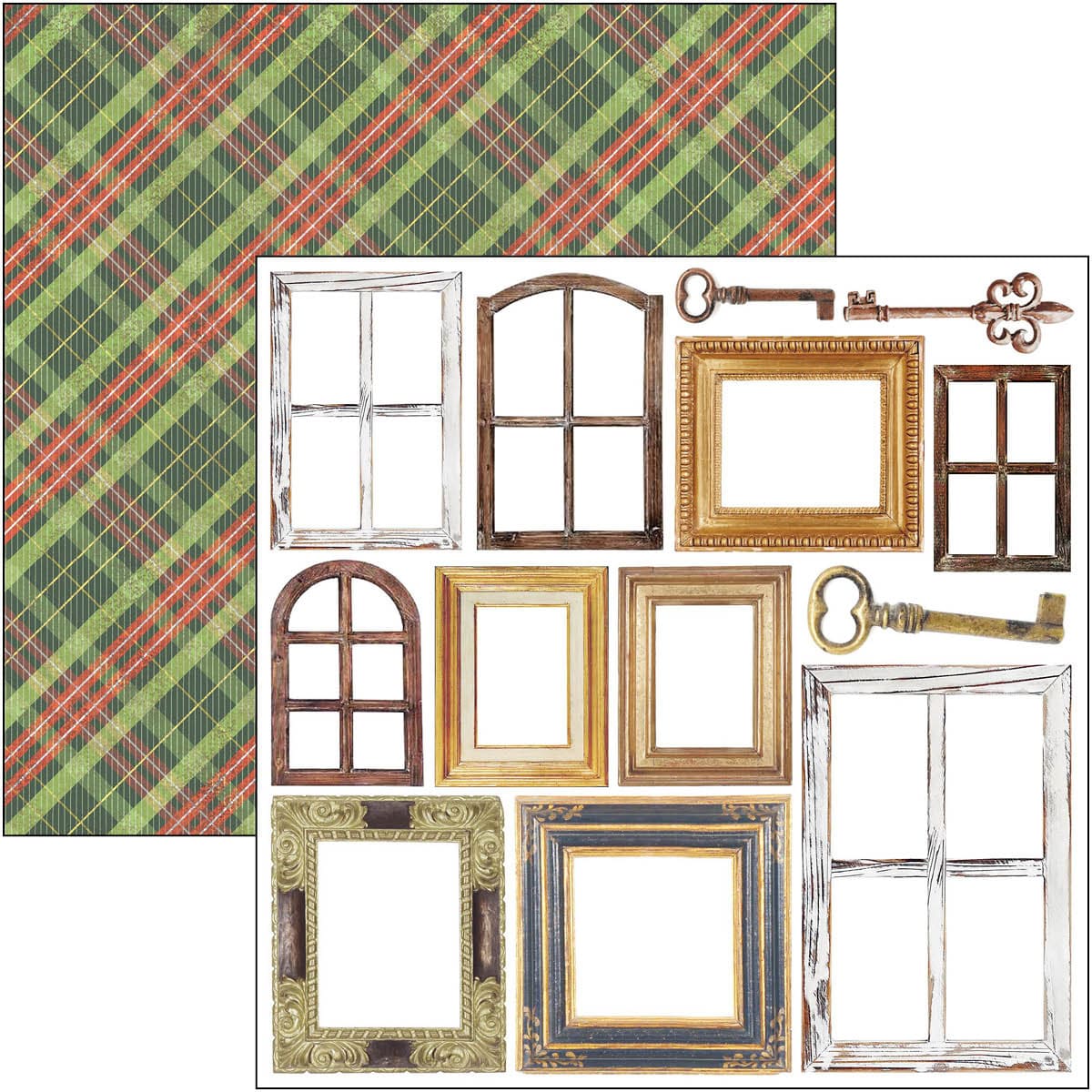 Bloc de papier Noël 15x15cm 24 feuilles/paquet