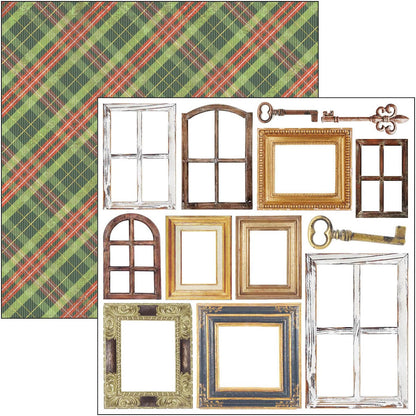Bloc de papier Noël 15x15cm 24 feuilles/paquet