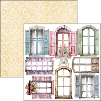 Bloc de découpes « Flower Shop » 15 x 15 cm 24 feuilles/paquet