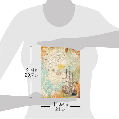 Ciao Bella Papier de Riz A4 La Rotta Delle Stelle