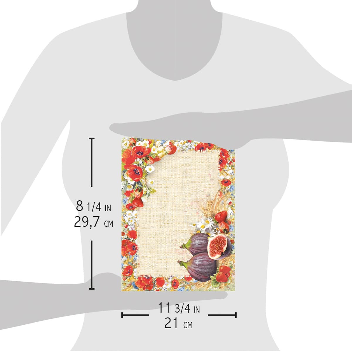 Ciao Bella Papier de Riz A4 Douce Campagne