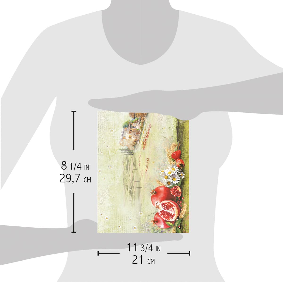 Ciao Bella Papier de riz A4 Rêve Toscan