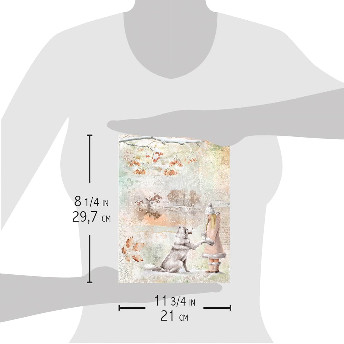 Ciao Bella Rice Paper A4 Le Cadeau de l'Amour