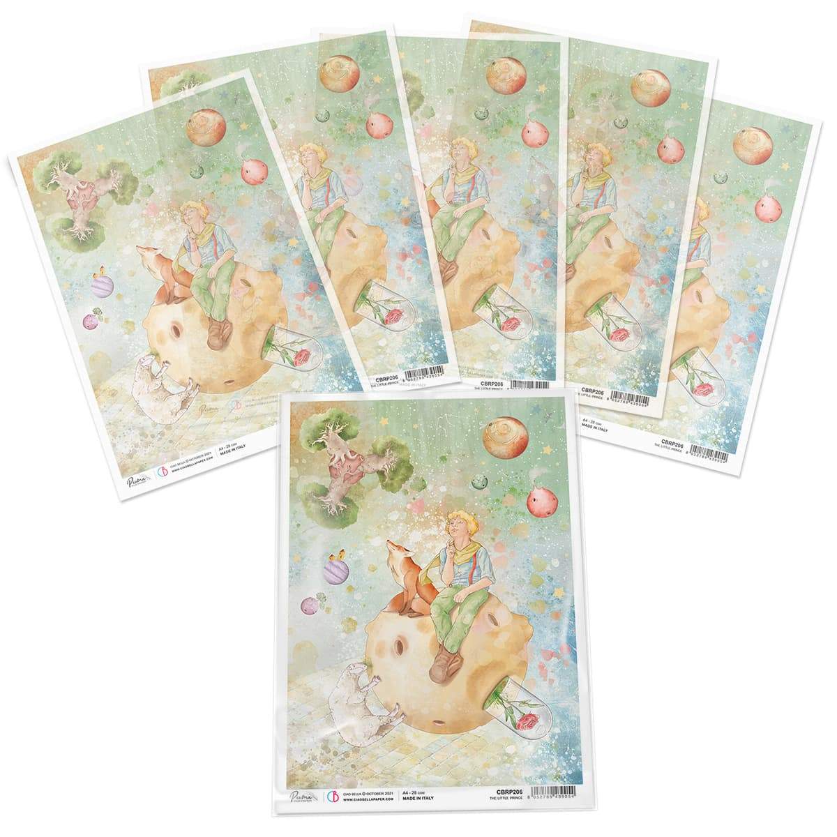 Ciao Bella Papier de Riz A4 Le Petit Prince