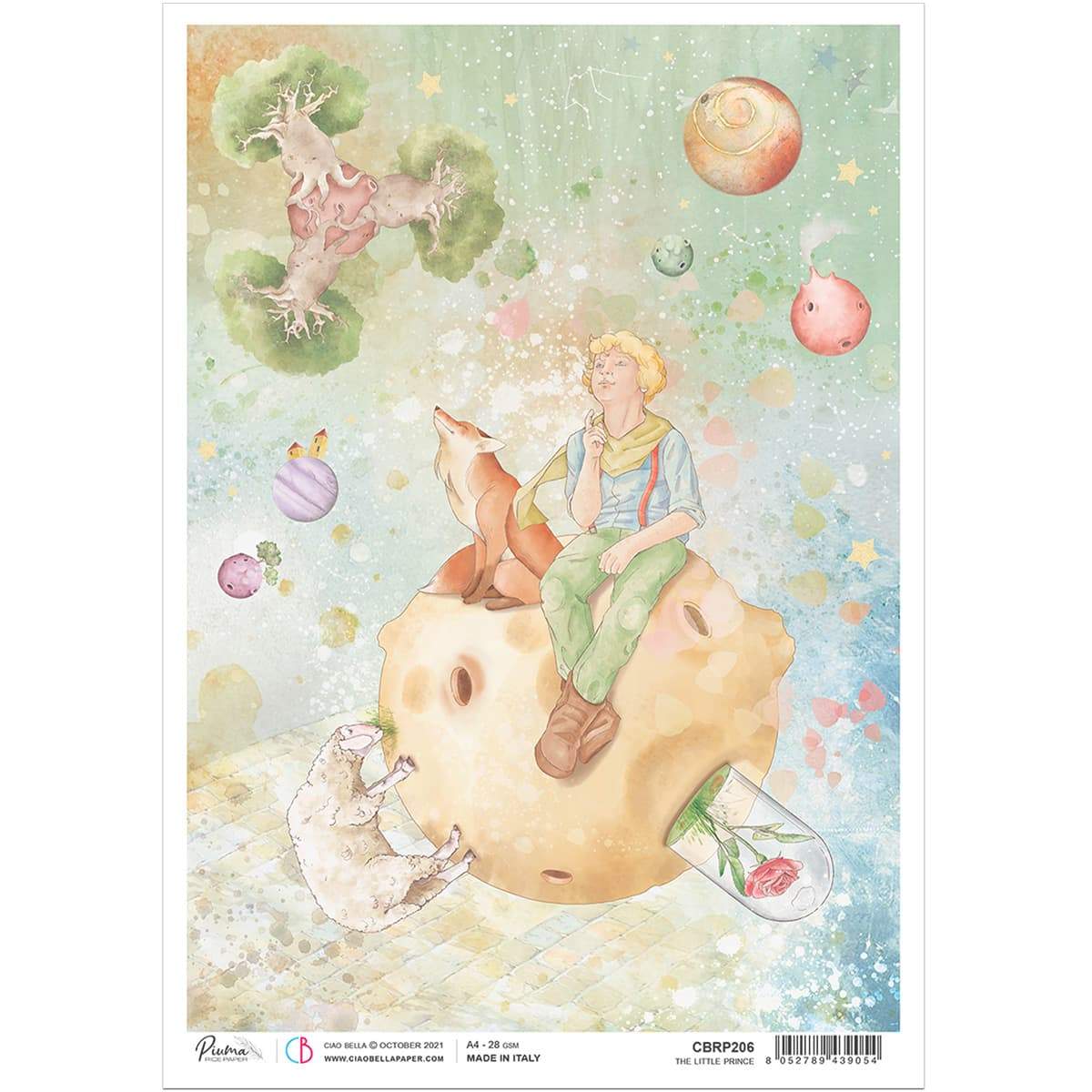 Ciao Bella Papier de Riz A4 Le Petit Prince