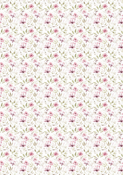 Papier de riz A5 MIXTE 8/Paquet Jardin Secret