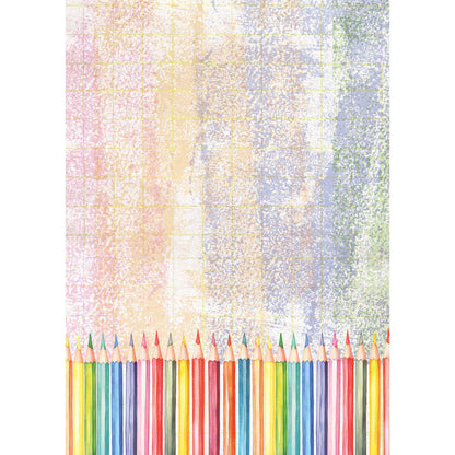 Rice Paper A5 MIXED 8/Pkg Back To School