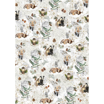 Rice Paper A5 MIXED 8/Pkg Forest Tales