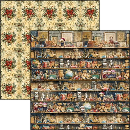 Toy Shop Patterns Pad 12"x12" 8/Pkg