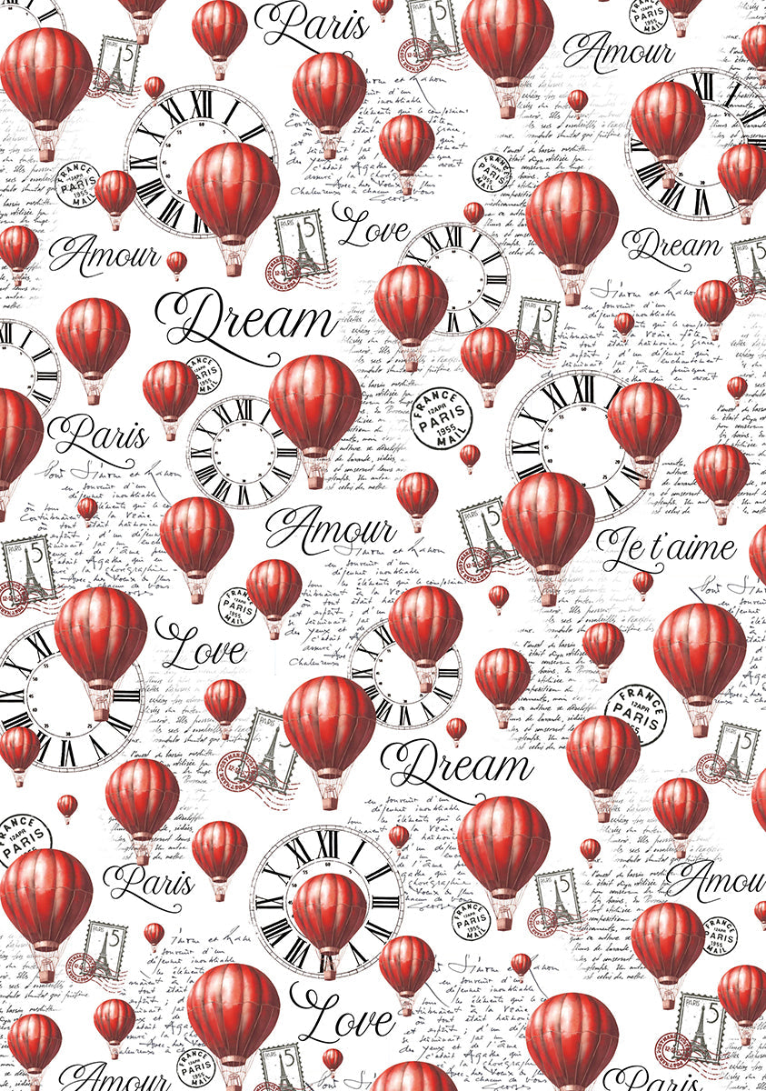 Calque Paris Je t’aime Motifs Papier A4 6/Paq.