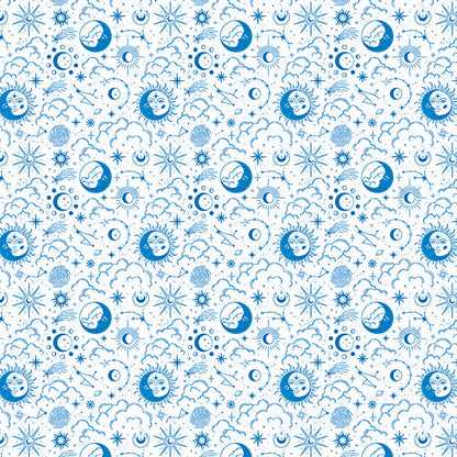 Vellum Celestial Fussy Cut 6"x6" 6/Pkg