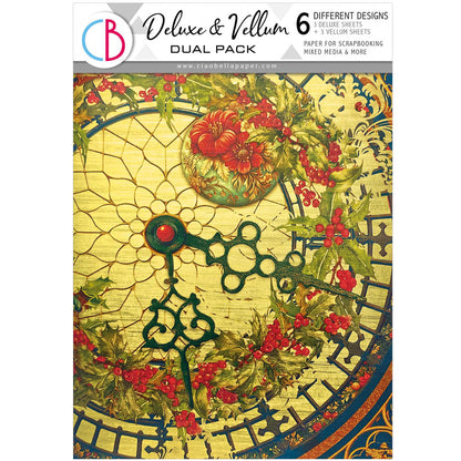 Deluxe Paper Gold & Vellum Dual Pack A4 MIXED 6/Pkg Toy Shop