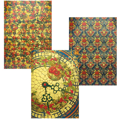 Deluxe Paper Gold & Vellum Dual Pack A4 MIXED 6/Pkg Toy Shop