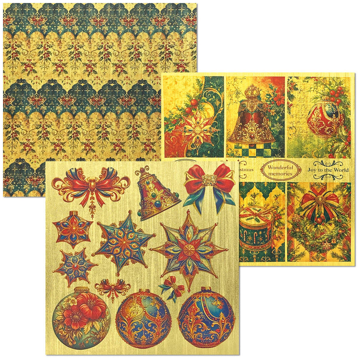 Deluxe Paper Gold & Vellum Dual Pack MIXED 6/Pkg Toy Shop