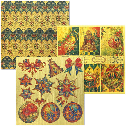 Deluxe Paper Gold & Vellum Dual Pack MIXED 6/Pkg Toy Shop