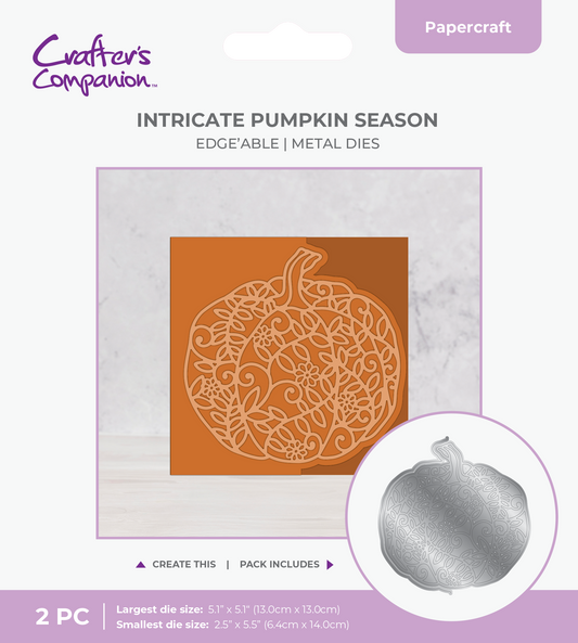 Crafter's Companion Die Set Intricate Pumpkin Season