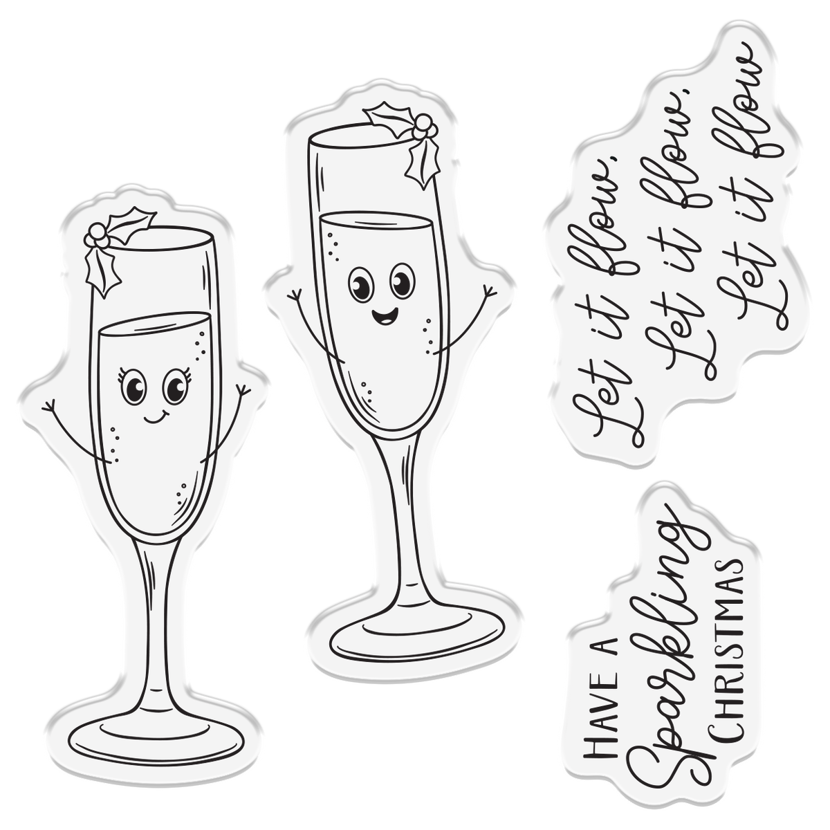 Crafter’s Companion Photopolymer Stamp - Have a Sparkling Christmas 