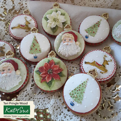 Moule en silicone Cupcake Poinsettia