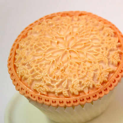 Moule en silicone pour cupcakes dentelle florale