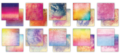 Craft Consortium Rétro été - Bloc de papier Premium 30x30 cm