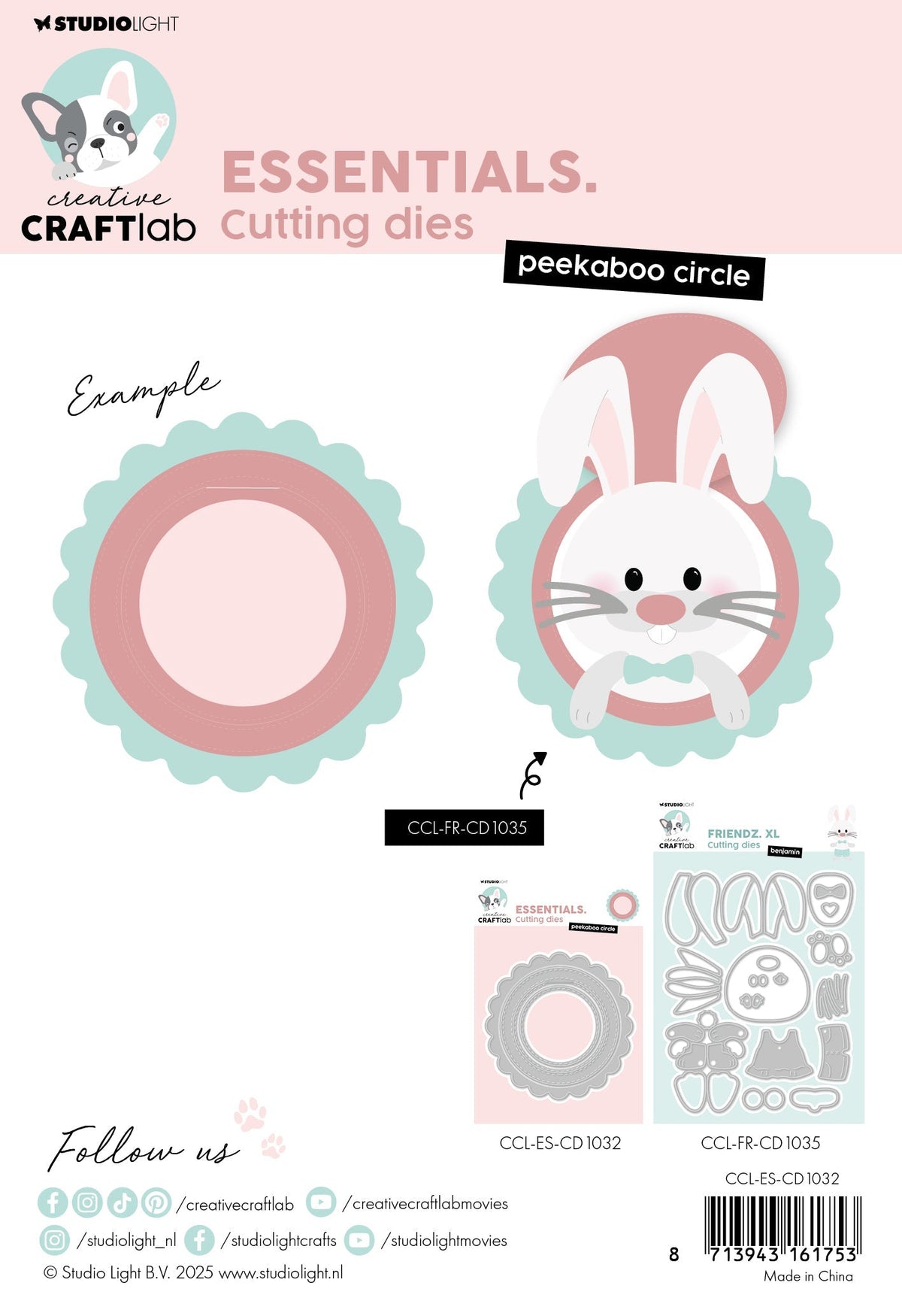 CCL Cutting Die Peekaboo Circle Essentials 3 Pieces