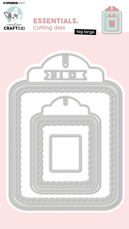 CCL Étiquette de découpe grand format Essentiels 8 pièces