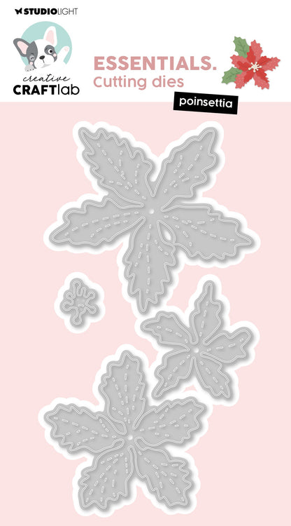 CCL Matrice de découpe Poinsettia Essentials 4 pièces