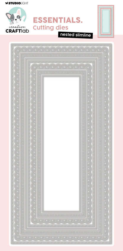CCL Matrice de découpe Essentiels Slimline Imbriqués 8 pièces