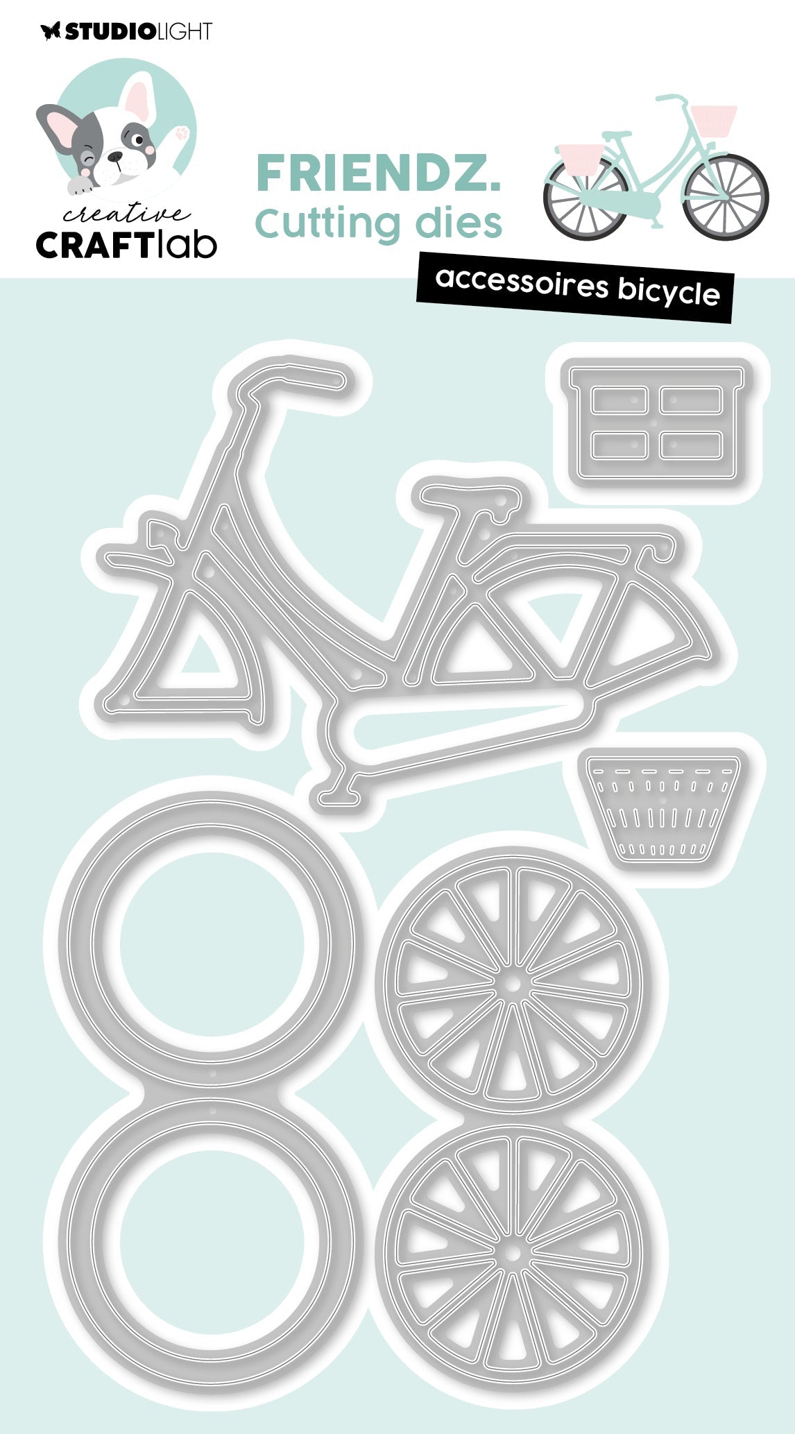 CCL Cutting Die Accessoires Bicycle Friendz 5 Pieces